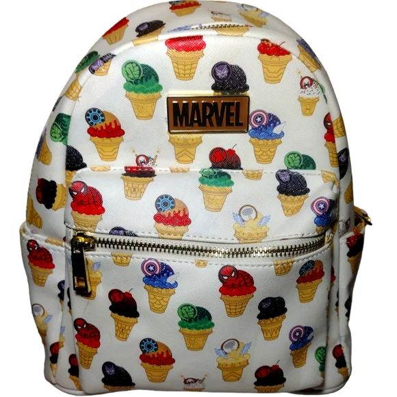 Loungefly Marvel Ice Cream Backpack Marvel Eat The Universe Bags